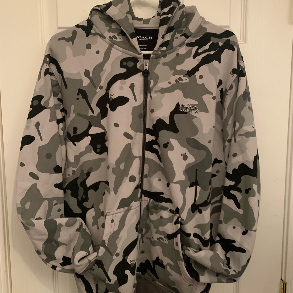 Mens Couch Camo Hoodie
